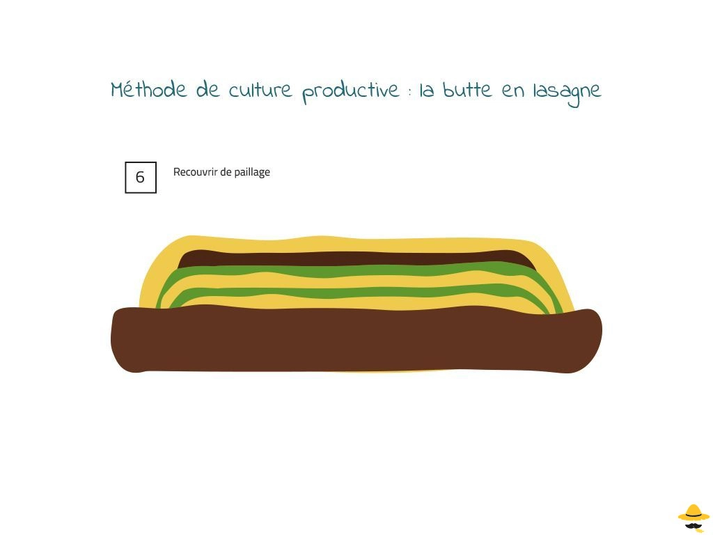Méthode de culture productive : la butte en lasagne